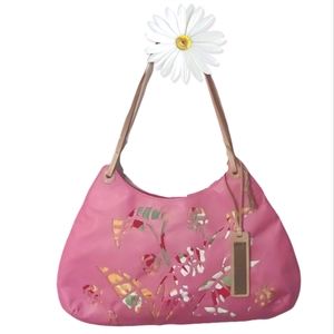 MARC & MARC by Sharif Leather & Floral Cut Out Shoulder Bag